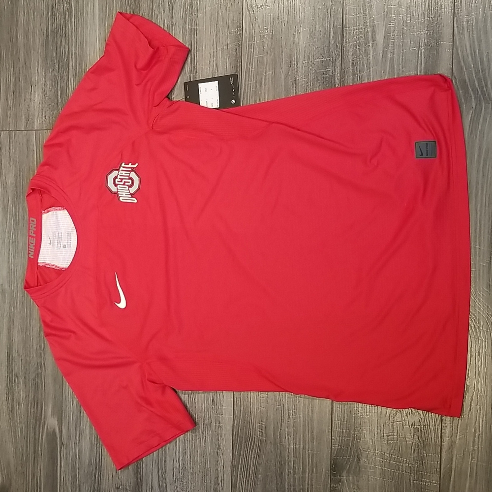 Nike Red Ohio State Short Sleeve Tee